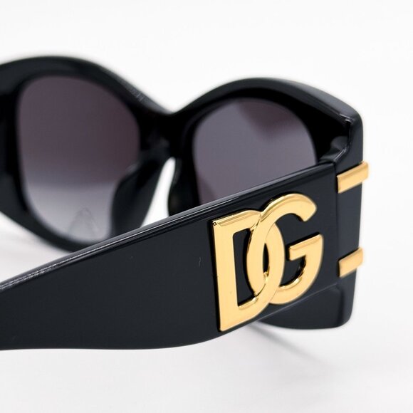 NEW DG4501 501/8G DOLCE&GABBANA GOLD SHIELD SUNGLASSES DG4501 - Picture 7 of 10